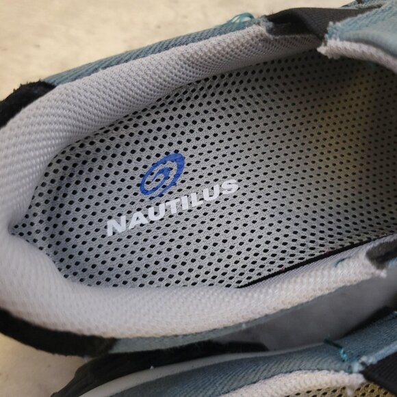 Nautilus Safety Shoes Womens Size 6.5 Blue Breeze N1683 Slip On Work Lightweight - Picture 8 of 11